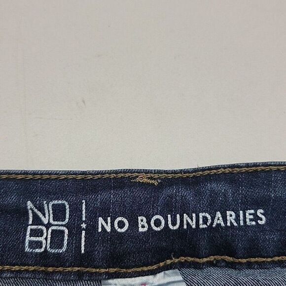 NoBo Skinny Leg Jeans Size 7 Stretch Medium Wash Blue Denim Pockets 26x28 - Picture 4 of 9